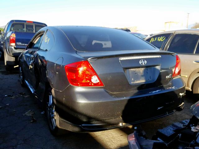 JTKDE177770189504 - 2007 TOYOTA SCION TC BLACK photo 3