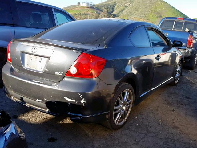 JTKDE177770189504 - 2007 TOYOTA SCION TC BLACK photo 4