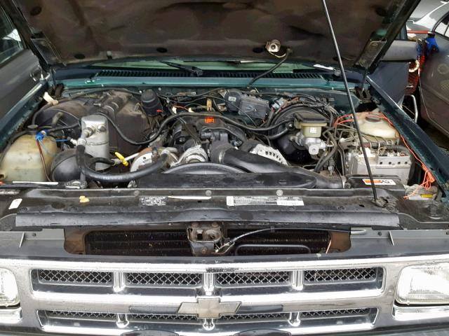 1GNDT13W8R2104064 - 1994 CHEVROLET BLAZER S10 GREEN photo 7