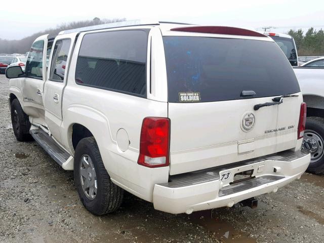 3GYFK66NX6G167202 - 2006 CADILLAC ESCALADE E WHITE photo 3