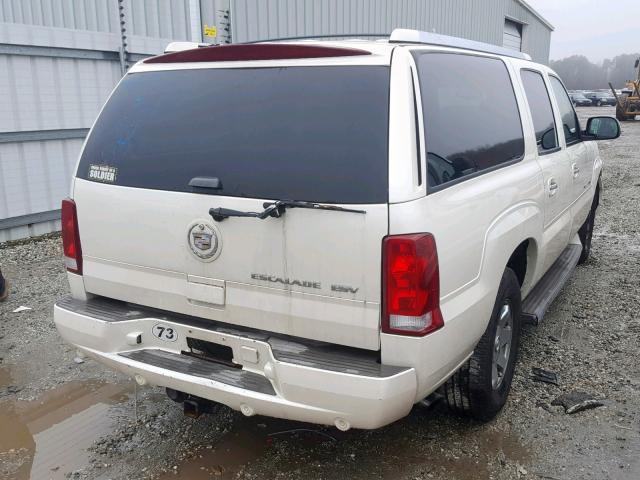 3GYFK66NX6G167202 - 2006 CADILLAC ESCALADE E WHITE photo 4