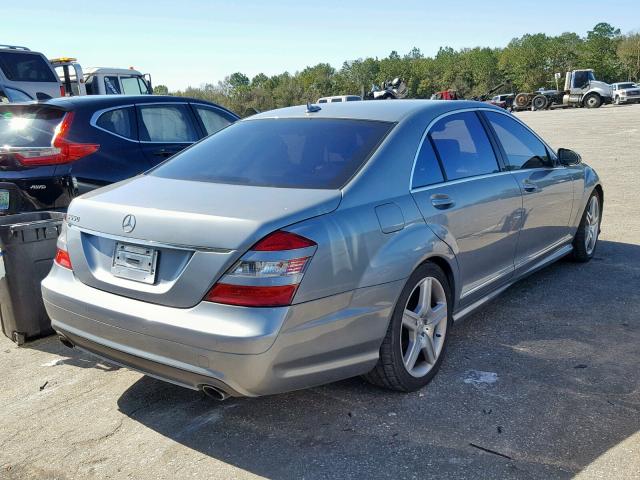 WDDNG71X28A178428 - 2008 MERCEDES-BENZ S 550 SILVER photo 4