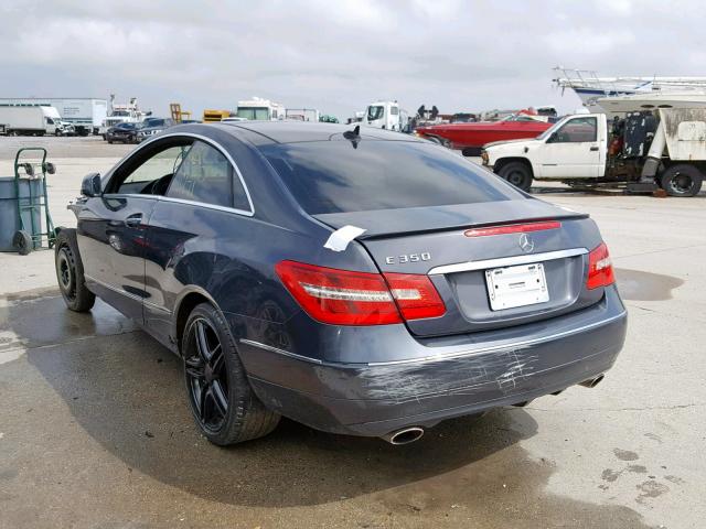 WDDKJ5KB2DF182522 - 2013 MERCEDES-BENZ E 350 GRAY photo 3