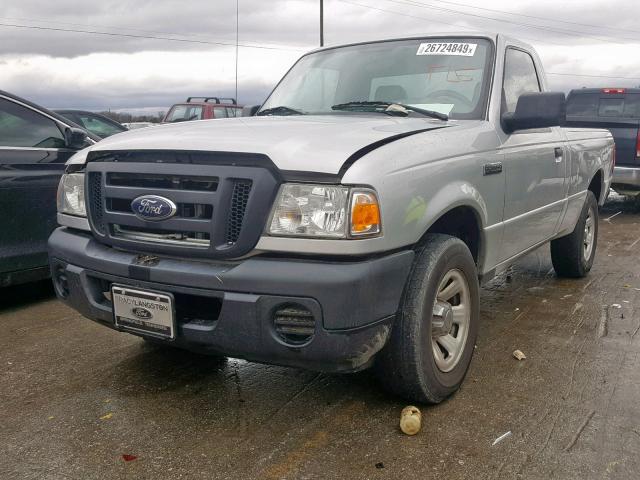 1FTYR10DX9PA16728 - 2009 FORD RANGER SILVER photo 2