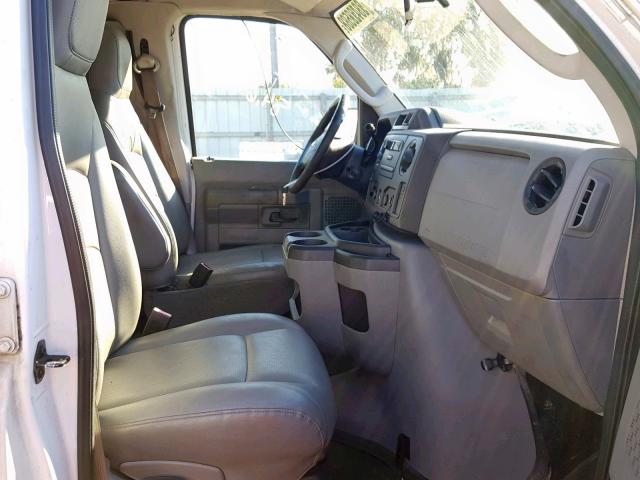 1FTNE2EL2ADA19844 - 2010 FORD ECONOLINE WHITE photo 5