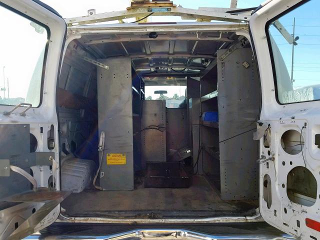 1FTNE2EL2ADA19844 - 2010 FORD ECONOLINE WHITE photo 6