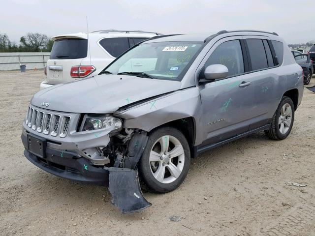 1C4NJDEB1GD630889 - 2016 JEEP COMPASS LA SILVER photo 2