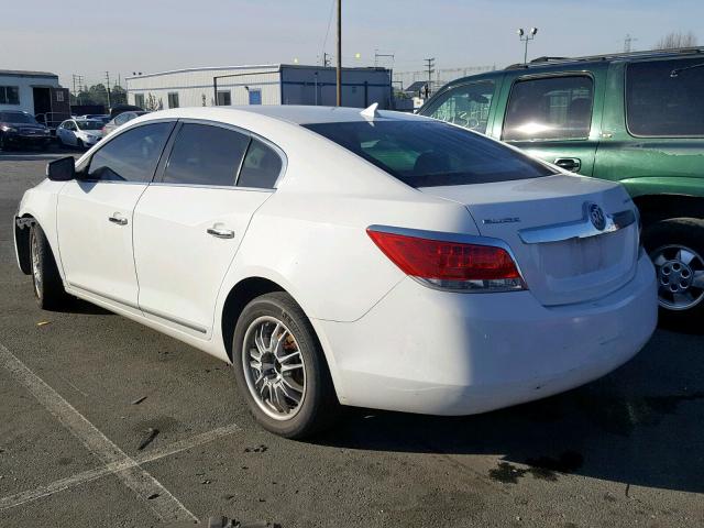 1G4GB5EG8AF192001 - 2010 BUICK LACROSSE C WHITE photo 3