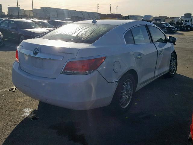 1G4GB5EG8AF192001 - 2010 BUICK LACROSSE C WHITE photo 4