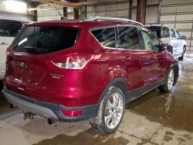 1FMCU9J95DUA46081 - 2013 FORD ESCAPE TIT BURGUNDY photo 4