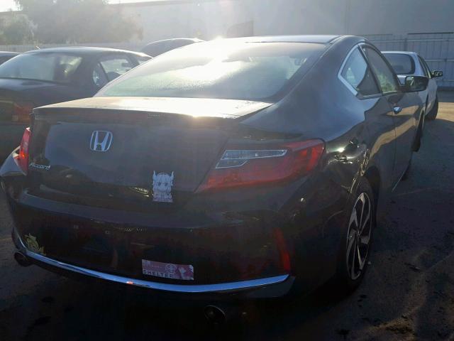 1HGCT1B38HA001745 - 2017 HONDA ACCORD LX- BLACK photo 4