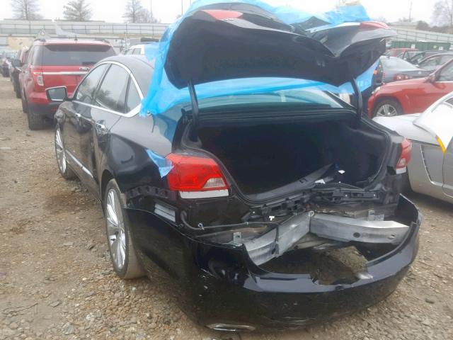 2G1145S33G9155065 - 2016 CHEVROLET IMPALA LTZ BLACK photo 3