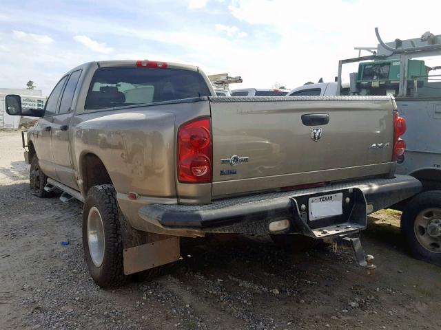 3D7MX48A88G200865 - 2008 DODGE RAM 3500 S BROWN photo 3