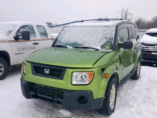 5J6YH28716L013396 - 2006 HONDA ELEMENT EX GREEN photo 2