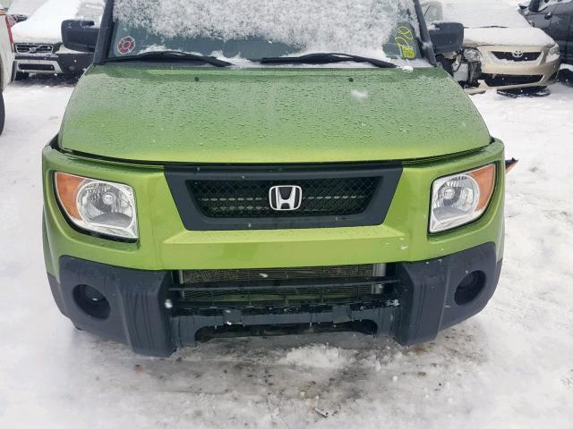 5J6YH28716L013396 - 2006 HONDA ELEMENT EX GREEN photo 7