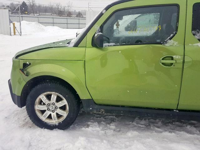 5J6YH28716L013396 - 2006 HONDA ELEMENT EX GREEN photo 9