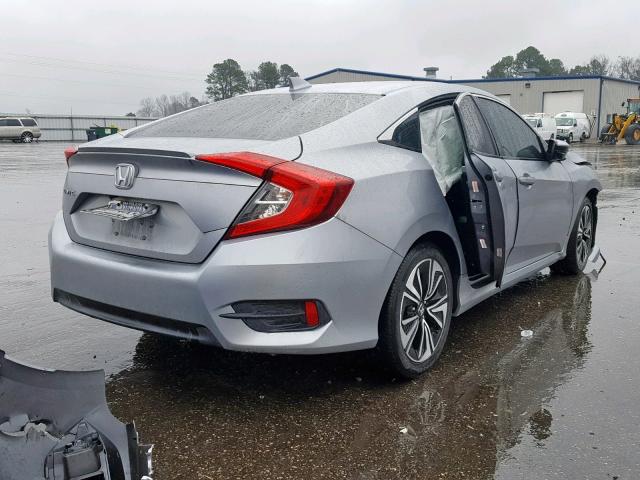 19XFC1F70GE027518 - 2016 HONDA CIVIC EXL SILVER photo 4