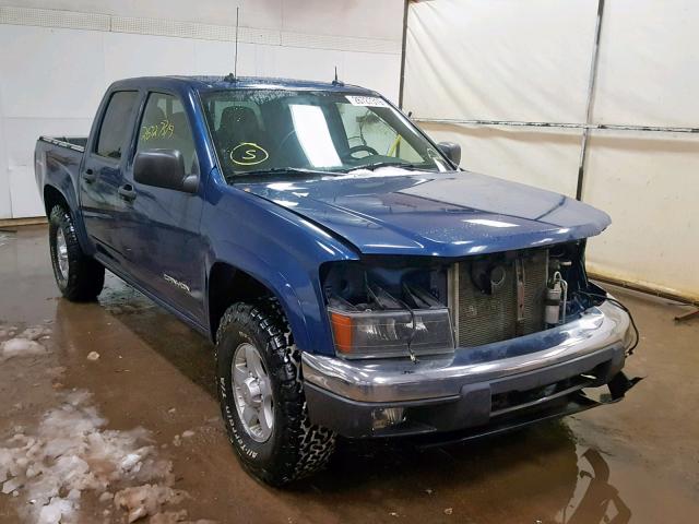 1GTDT136548187628 - 2004 GMC CANYON BLUE photo 1