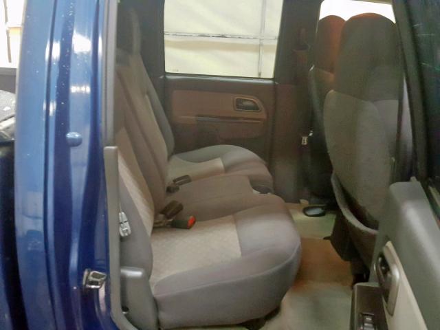 1GTDT136548187628 - 2004 GMC CANYON BLUE photo 6