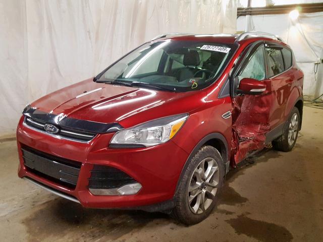 1FMCU9J93GUC76111 - 2016 FORD ESCAPE TIT RED photo 2