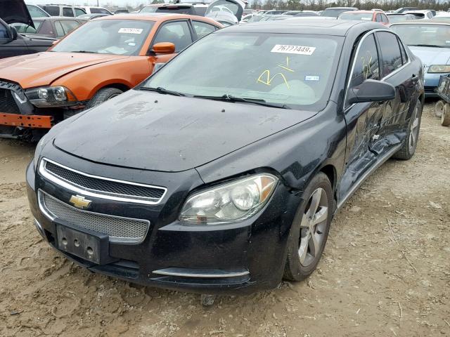 1G1ZC5EU2BF311252 - 2011 CHEVROLET MALIBU 1LT BLACK photo 2
