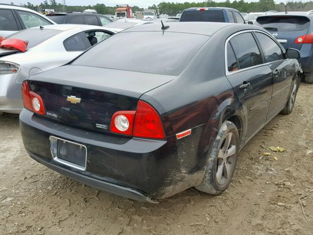 1G1ZC5EU2BF311252 - 2011 CHEVROLET MALIBU 1LT BLACK photo 4