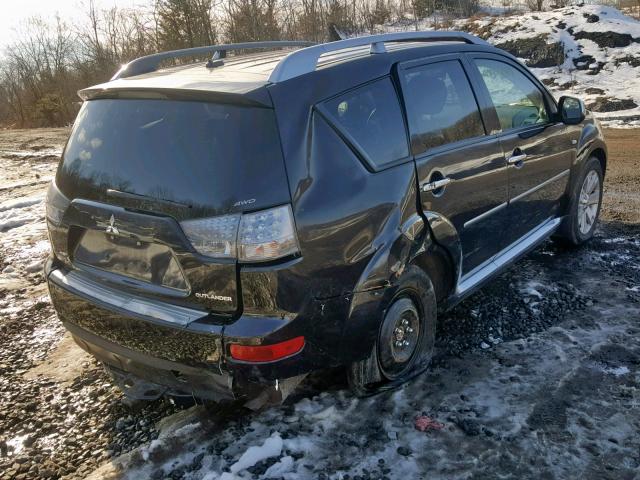 JA4MT31W59Z007798 - 2009 MITSUBISHI OUTLANDER BLACK photo 4