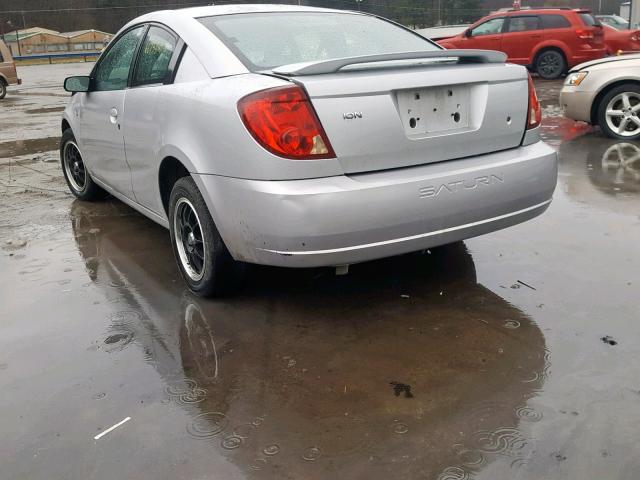 1G8AC12F04Z212962 - 2004 SATURN ION LEVEL SILVER photo 3
