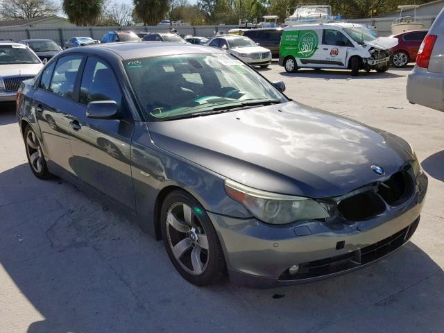 WBANE53537CY04083 - 2007 BMW 525 I SILVER photo 1