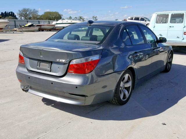 WBANE53537CY04083 - 2007 BMW 525 I SILVER photo 4