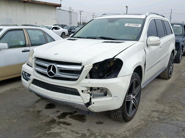 4JGBF7BB9AA532546 - 2010 MERCEDES-BENZ GL 450 4MA WHITE photo 2