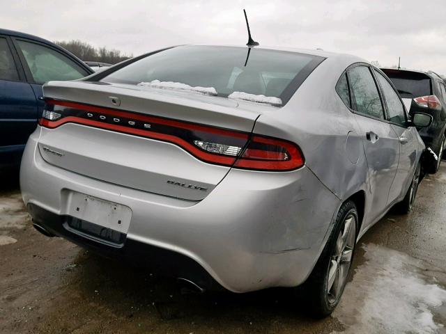 1C3CDFBA8DD316632 - 2013 DODGE DART SXT SILVER photo 4