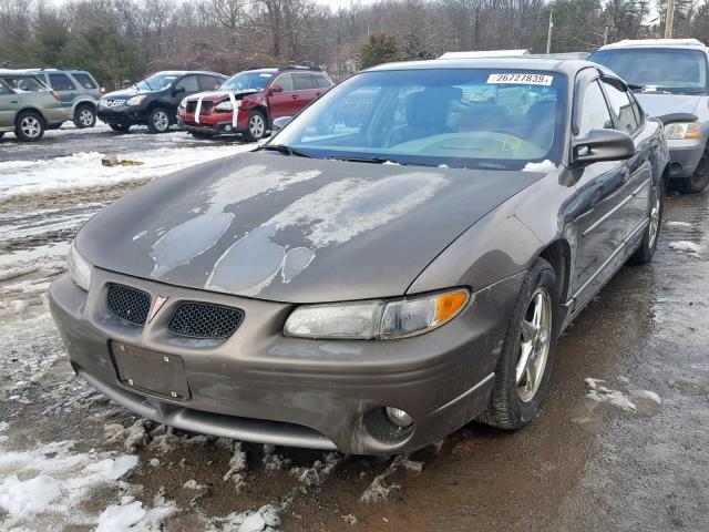1G2WP52K0YF153055 - 2000 PONTIAC GRAND PRIX 棕色 照片 2