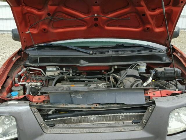 5J6YH28644L010349 - 2004 HONDA ELEMENT EX RED photo 7