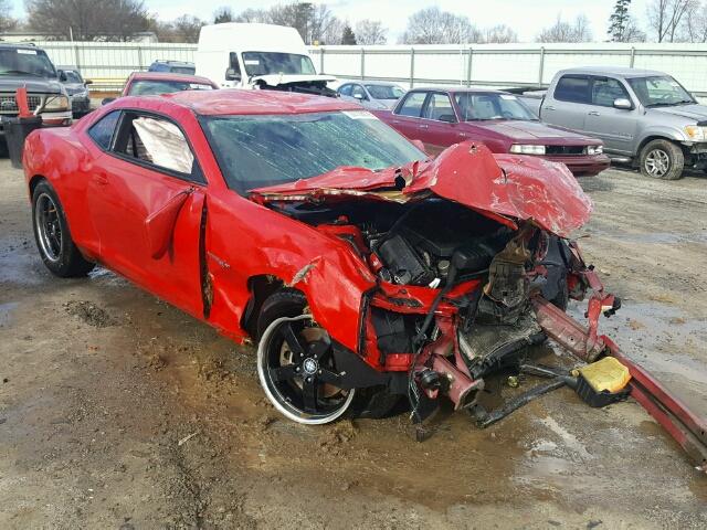 2G1FE1E39C9106969 - 2012 CHEVROLET CAMARO LS RED photo 1