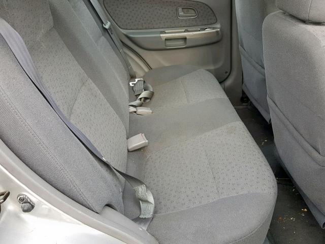 KNADC125546323967 - 2004 KIA RIO SILVER photo 6