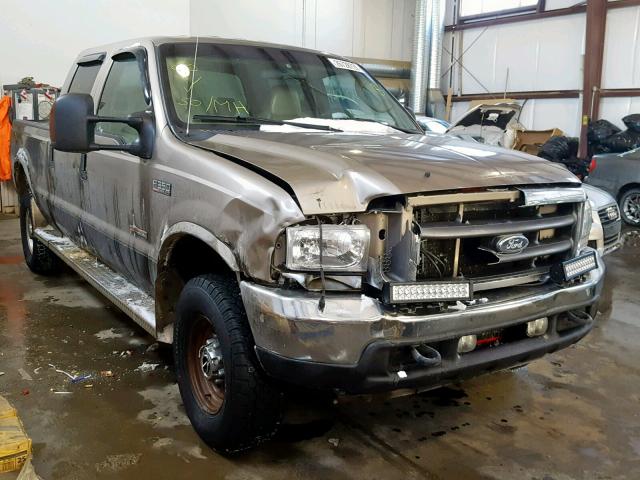 1FTSW31P04EB41437 - 2004 FORD F350 SRW S GOLD photo 1