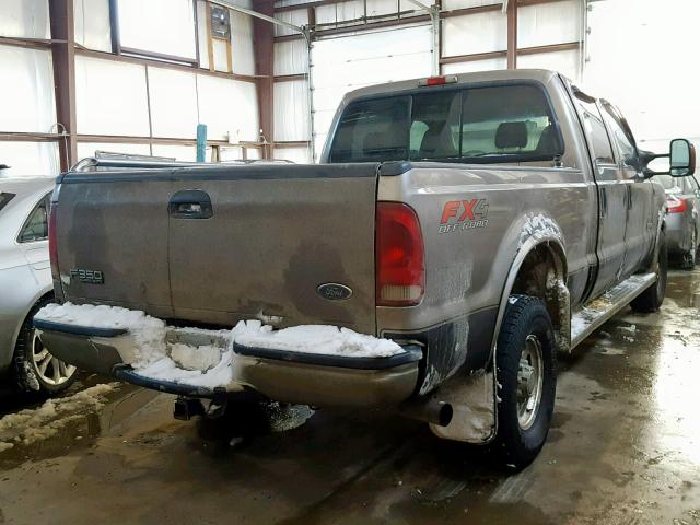 1FTSW31P04EB41437 - 2004 FORD F350 SRW S GOLD photo 4