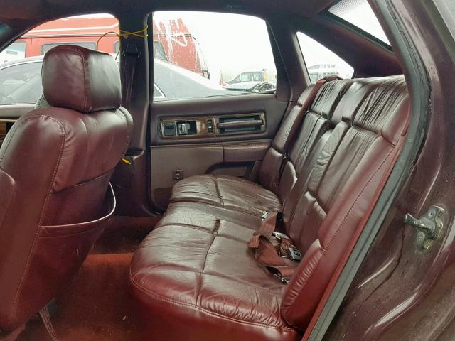 1G1BL52W1TR112104 - 1996 CHEVROLET CAPRICE CL MAROON photo 6
