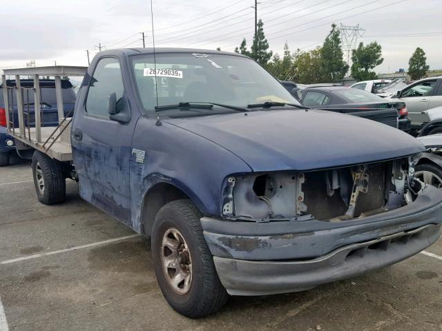 2FDPF17M14CA67275 - 2004 FORD F-150 HERI BLUE photo 1