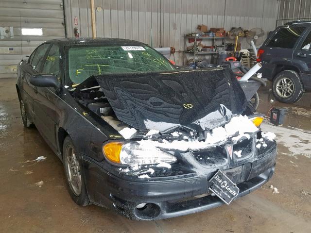 1G2NW52EX4M705367 - 2004 PONTIAC GRAND AM G BLACK photo 1