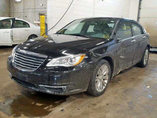 1C3CCBCG0DN679077 - 2013 CHRYSLER 200 LIMITE BLACK photo 2