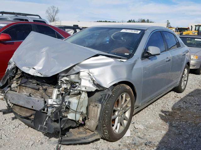 1G1ZE5EBXAF286687 - 2010 CHEVROLET MALIBU LTZ GRAY photo 2