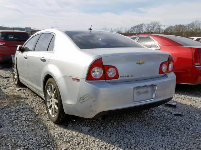 1G1ZE5EBXAF286687 - 2010 CHEVROLET MALIBU LTZ GRAY photo 3