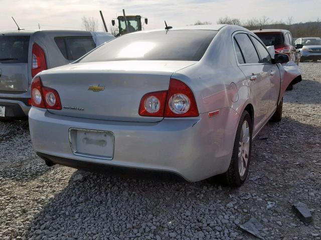 1G1ZE5EBXAF286687 - 2010 CHEVROLET MALIBU LTZ GRAY photo 4