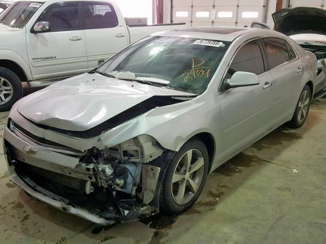 1G1ZC5E04CF172904 - 2012 CHEVROLET MALIBU 1LT ვერცხლისფერი ფოტო 2