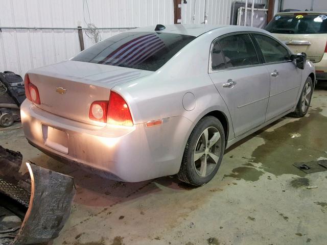 1G1ZC5E04CF172904 - 2012 CHEVROLET MALIBU 1LT ვერცხლისფერი ფოტო 4