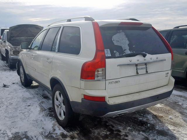 YV4852CZ9A1545200 - 2010 VOLVO XC90 V8 WHITE photo 3