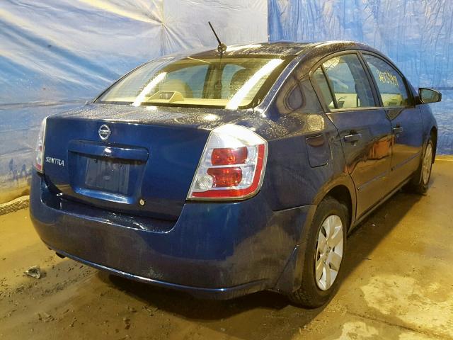 3N1AB61E98L748856 - 2008 NISSAN SENTRA 2.0 BLUE photo 4