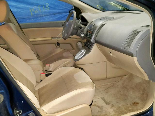 3N1AB61E98L748856 - 2008 NISSAN SENTRA 2.0 BLUE photo 5